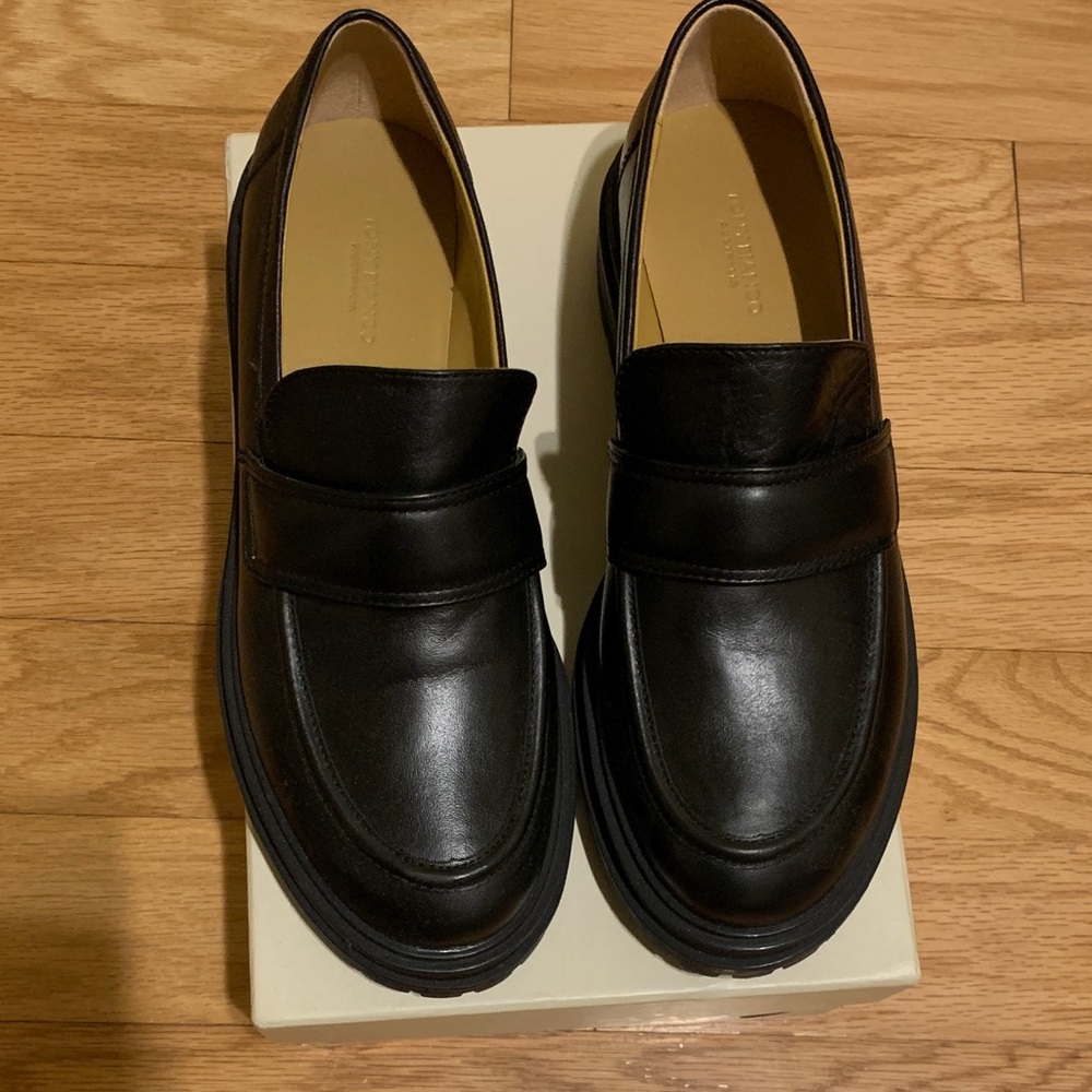 Tony Bianco Wiz Black Venice Loafers
